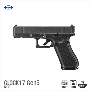 [입고완료] MARUI Glock17 Gen5 MOS GBB 핸드건