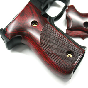 SIG SIGARMS P226 226 Checkered Fine Rosewood Pistol Grips w/Decock Lever NEW! 